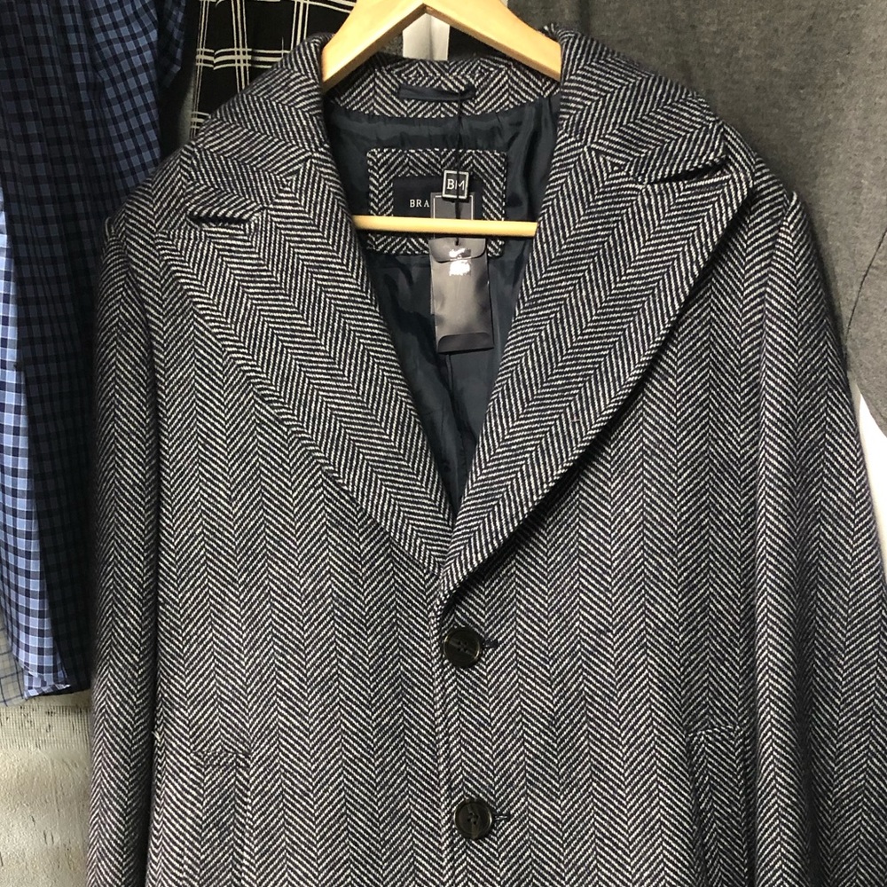 Mens Wool Coat - Size Medium